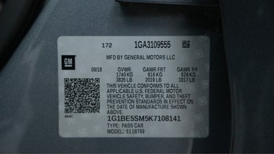2019 Chevrolet Cruze LT