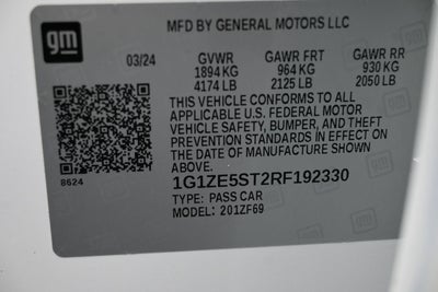 2024 Chevrolet Malibu 2LT
