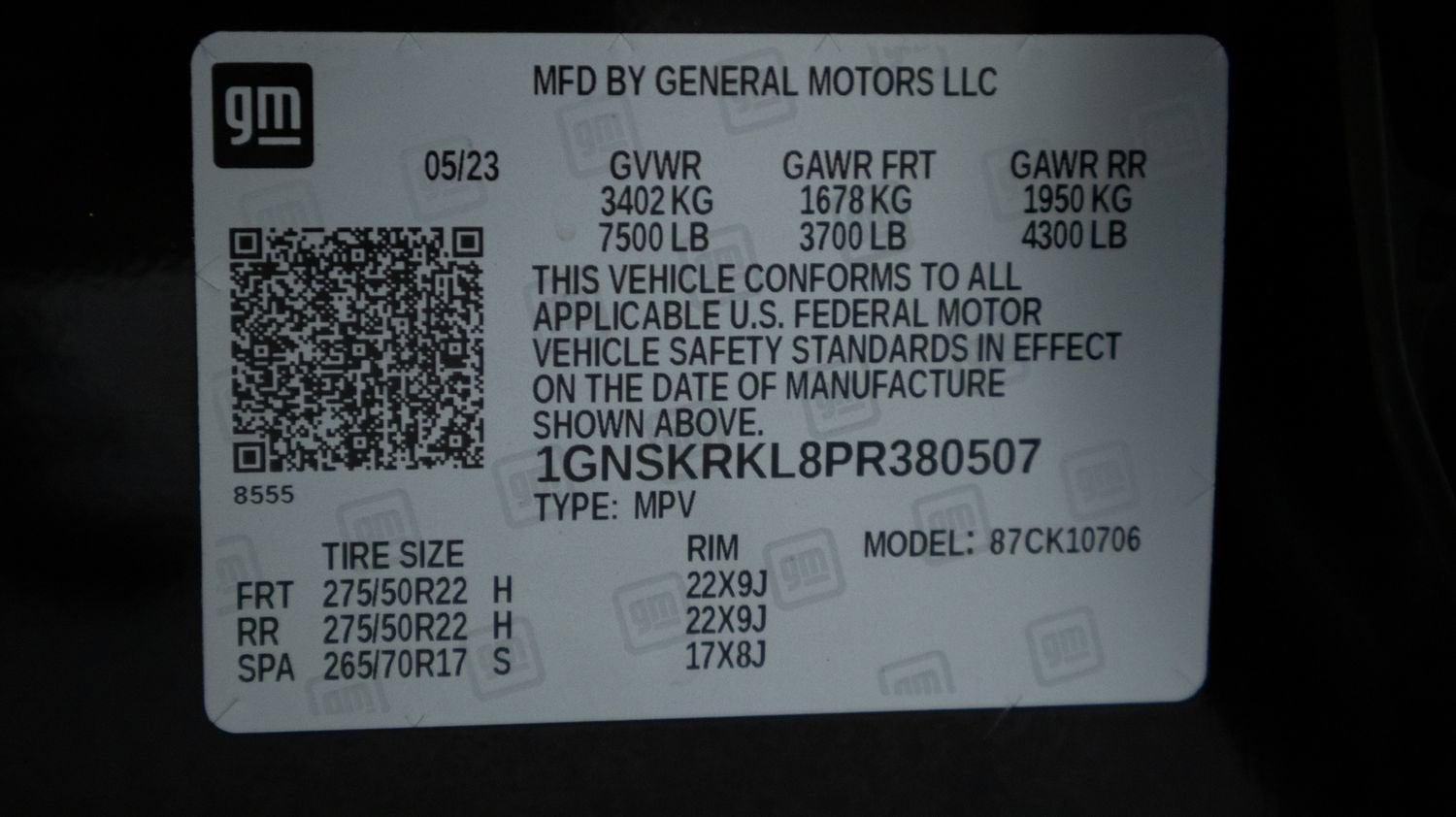 2023 Chevrolet Tahoe RST