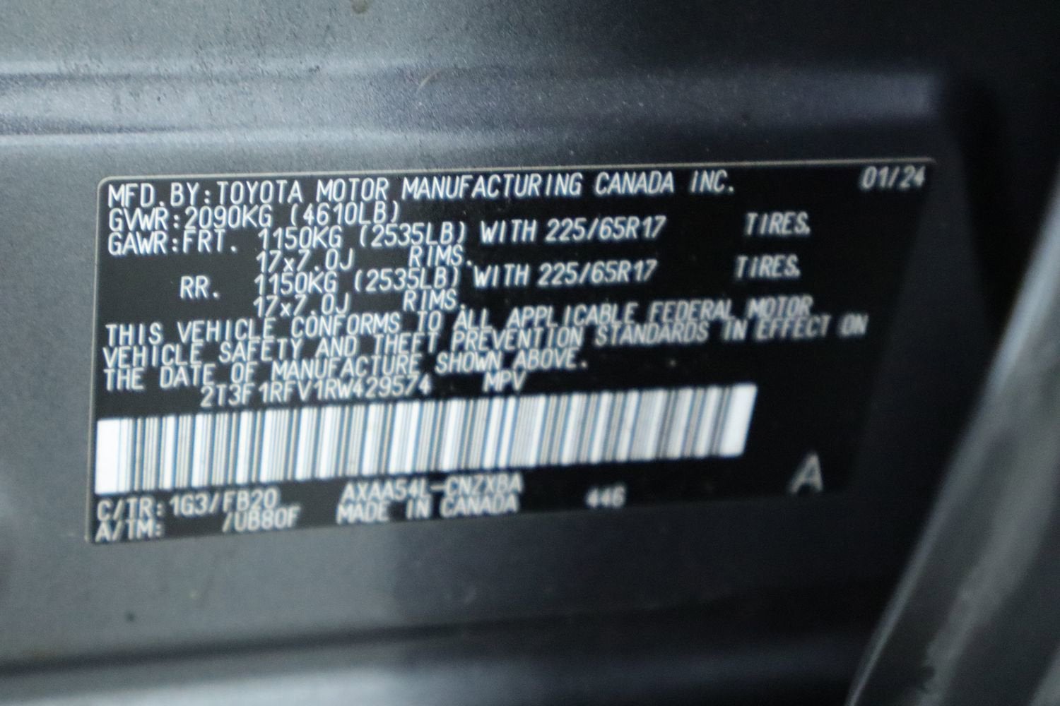 2024 Toyota RAV4 LE