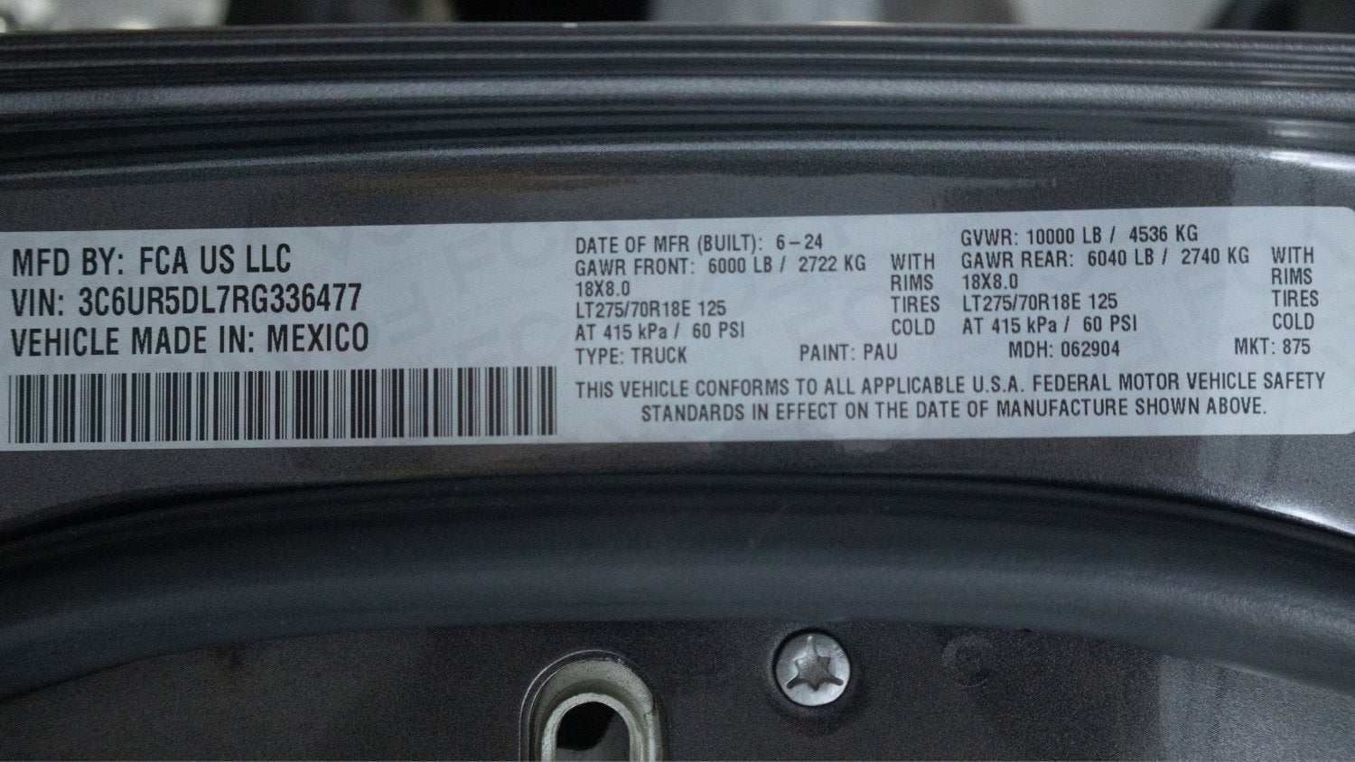 2024 RAM 2500 Big Horn
