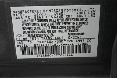 2024 Nissan Sentra SV