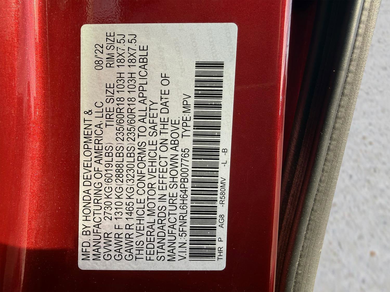 2023 Honda Odyssey EX-L