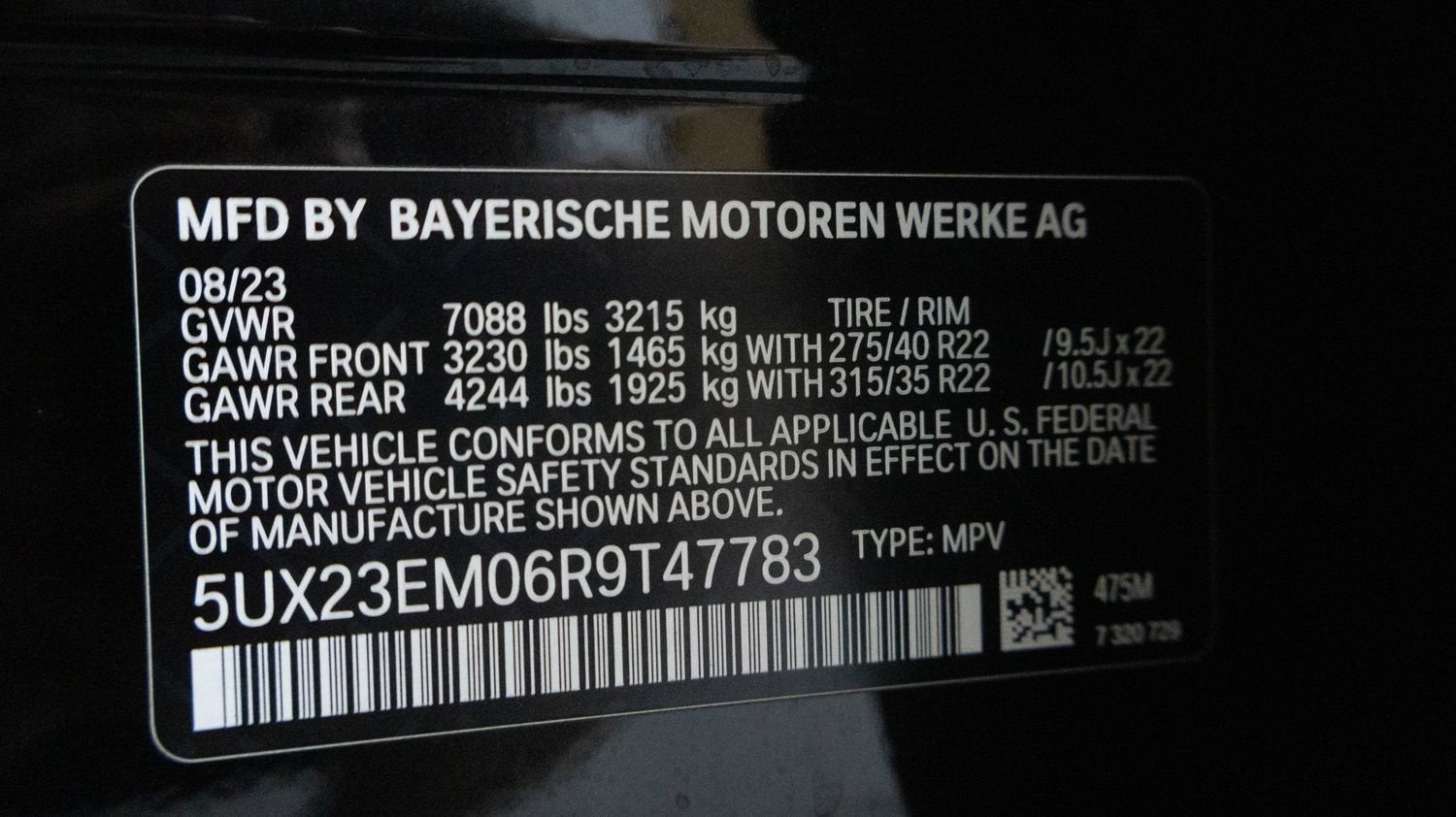 2024 BMW X7 xDrive40i